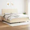 Image de VIDAXL Sommier à lattes matelas 200x200cm - Crème