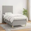 Image de VIDAXL - Sommier Gris Clair 90x190 cm