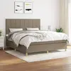 Image de vidaXL Sommier Taupe 180x200 cm