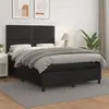 Image de VIDAXL vidaXL Sommier similicuir - Noir 140x200 cm