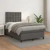 Image de VidaXL Sommier à lattes avec matelas 120x200 cm - Gris