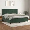 Image de vidaXL Sommier Vert foncé