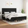 Image de VIDAXL Sommier à lattes avec matelas - Noir