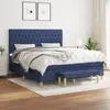Image de VIDAXL Sommier avec matelas - Bleu 180x200 cm