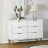 Image de vidaXL Commode MOLDE - Blanc
