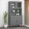 Image de vidaXL Dessus de buffet MOLDE - Gris