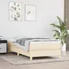 Image de VIDAXL Lit Crème 80x200 cm - Tissu