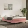 Image de vidaXL Sommier à lattes avec matelas velours