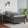 Image de vidaXL Sommier Gris 80x200 cm