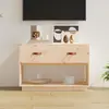 Image de vidaXL Meuble TV pin massif