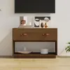 Image de VidaXL Meuble TV - Marron miel