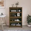 Image de vidaXL Bibliothèque - Marron miel