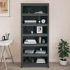 Image de vidaXL Bibliothèque - Gris