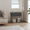 Image de VidaXL Table Console Gris 76,5x40x75