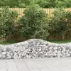 Image de VidaXL Paniers à gabions arqués 3 pcs