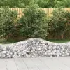 Image de vidaXL Paniers à gabions arqués - Argenté