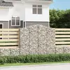 Image de vidaXL Paniers à gabions 200x50x200 cm - Argenté