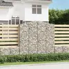 Image de vidaXL Paniers à gabions - 200x50x200/220 cm