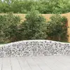 Image de vidaXL Paniers à gabions arqués 400x50x40/60 cm