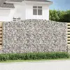 Image de vidaXL Paniers à gabions 2 pcs 400 cm