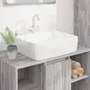Image de vidaXL Lavabo 48x37 - Blanc