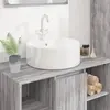 Image de vidaXL Lavabo Rond - Blanc