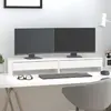 Image de vidaXL Support Moniteur - Blanc