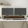 Image de vidaXL Support moniteur bois marron miel