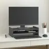 Image de VidaXL Support de moniteur en bois de pin - Gris