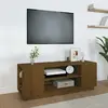 Image de vidaXL Meuble TV 110 cm - Marron miel