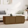 Image de VidaXL Table basse Marron miel - 110x50x40 cm