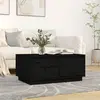 Image de vidaXL Table basse 80x50x35 cm - Noir