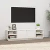 Image de vidaXL Meuble TV Blanc 156 cm