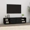 Image de vidaXL Meuble TV Noir 156x40x40 cm