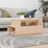 Image de VidaXL Table Basse Bois de Pin - 80x55x40,5 cm
