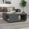 Image de VidaXL Table Basse - Gris - 100 cm