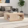 Image de vidaXL Table basse Pin massif