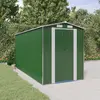 Image de vidaXL Abri de jardin 8.44 m² Vert