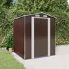 Image de VidaXL Abri marron foncé 192x191x223 cm
