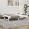 Image de vidaXL Lit coulissant - 2x(90x190) cm Blanc