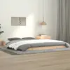Image de vidaXL Cadre de lit Bois massif 140x190 cm