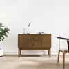 Image de vidaXL Buffet - Marron Miel - 110x40x78 cm