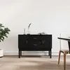 Image de vidaXL Buffet noir 110x40x78 cm
