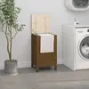 Image de vidaXL Boîte à linge Marron