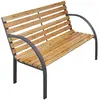 Image de vidaXL Banc de jardin 112 cm Bois de sapin massif