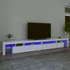 Image de vidaXL Meuble TV LED - Blanc