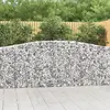Image de vidaXL Panier à gabions arqué 400x30x100/120 cm