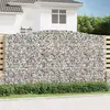 Image de VIDAXL Panier de gabions arqué - 400x30x220/240 cm