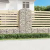 Image de vidaXL Panier de gabions arqué 100x30 cm