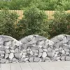 Image de vidaXL Panier Gabion Arqué - Argenté 100x50x60/80 cm